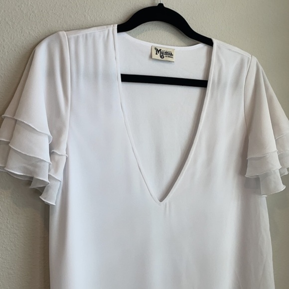 Show Me Your Mumu Disick Ruffle Dress White - Picture 7 of 9